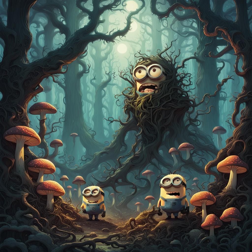 THE MiNIONS ATE MAGIC MUSHROOMS