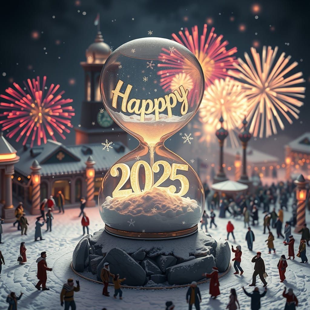 Happy 2025  by @Lady on Fire