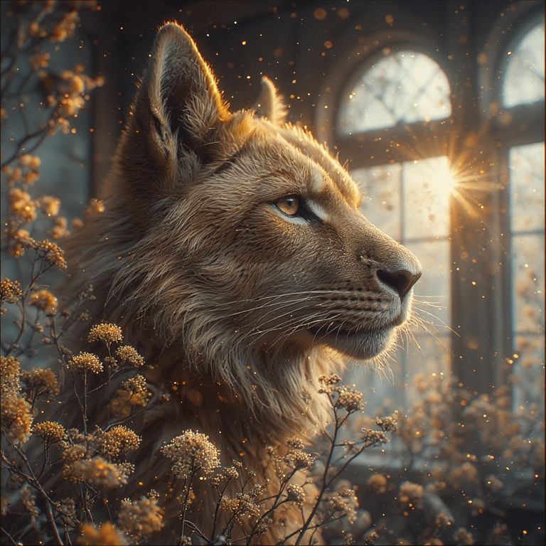 The Sun-Drenched Lynx