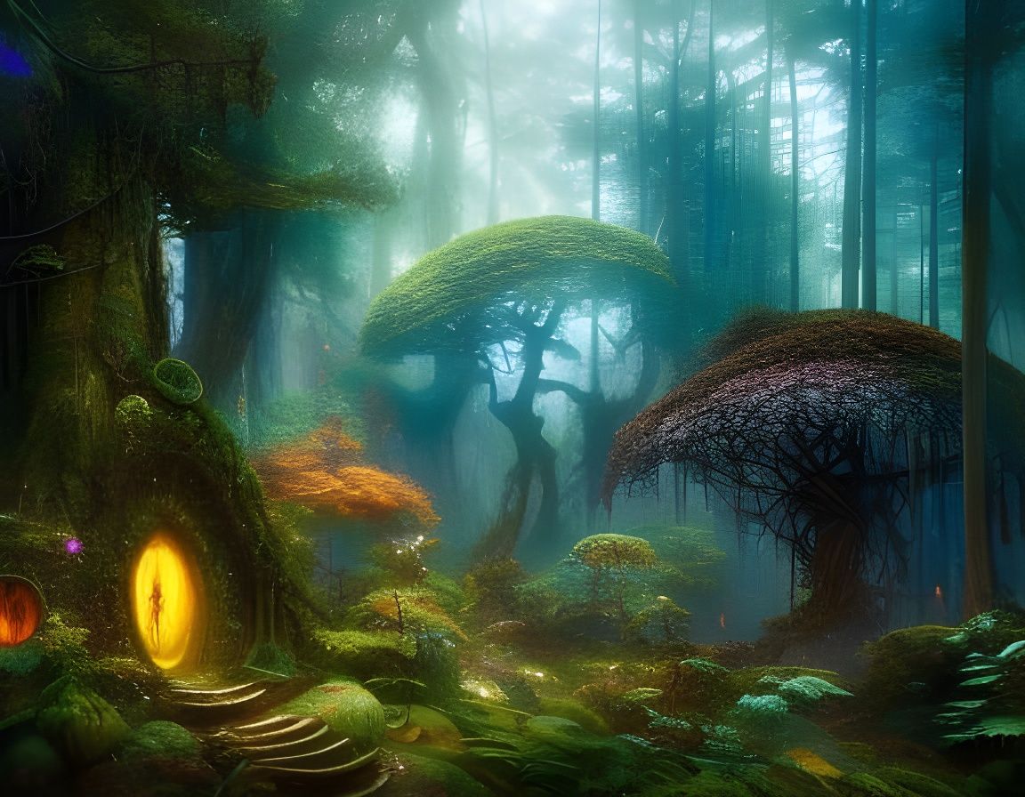 Enchanted Forest - AI Generated Artwork - NightCafe Creator