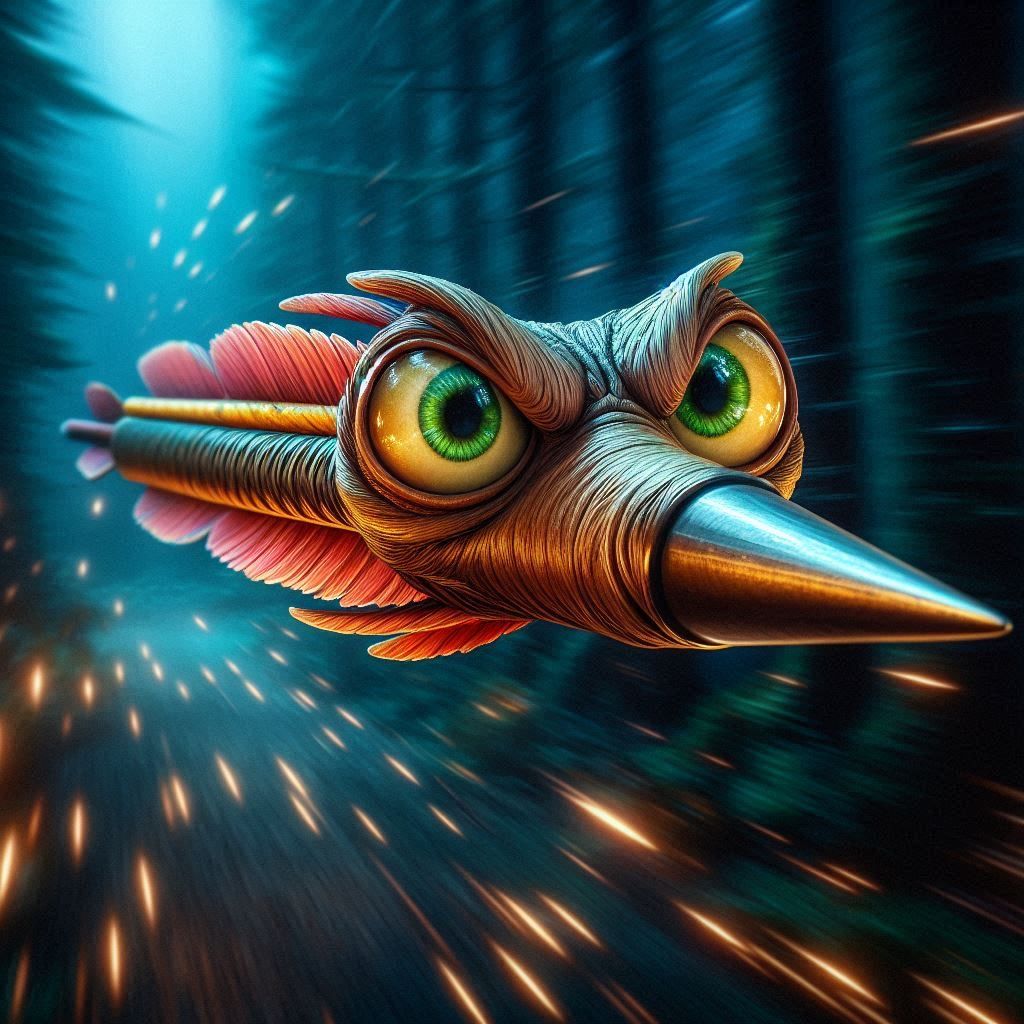 piercin' glare through the forest