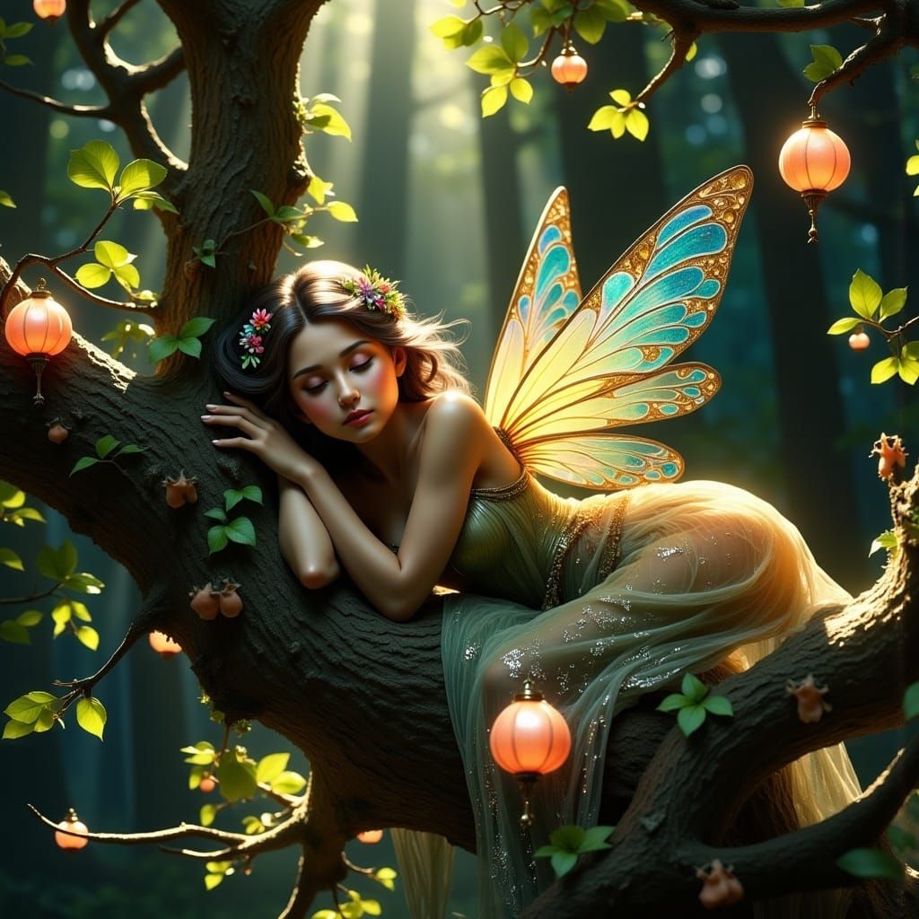 <lora:Fairy Flux:1.0> 