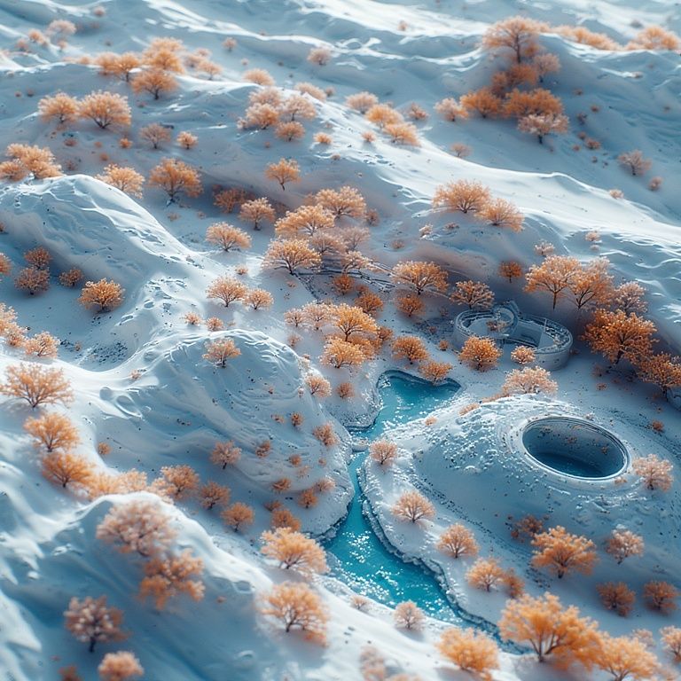 Capricious winter and crater