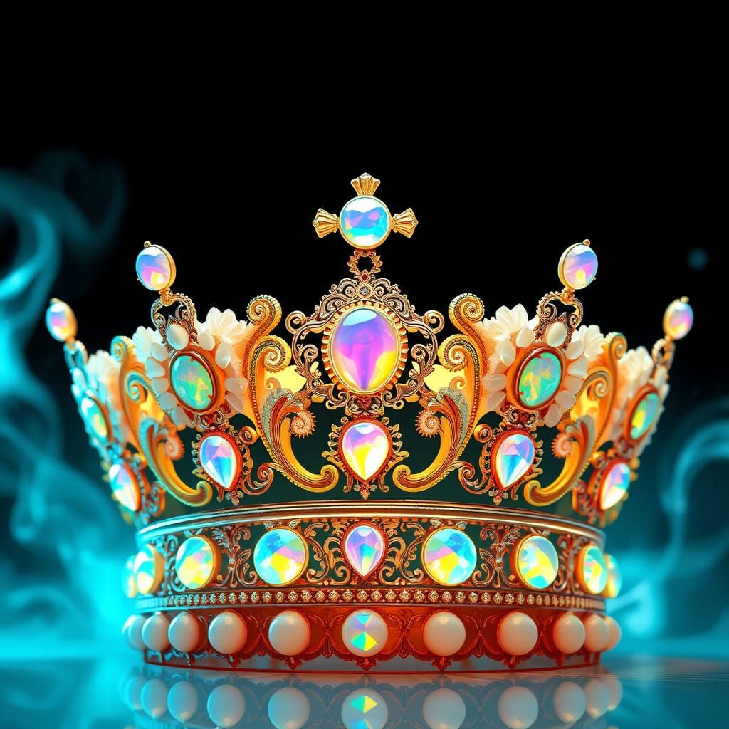 Regal Majesty in Iridescent Splendor