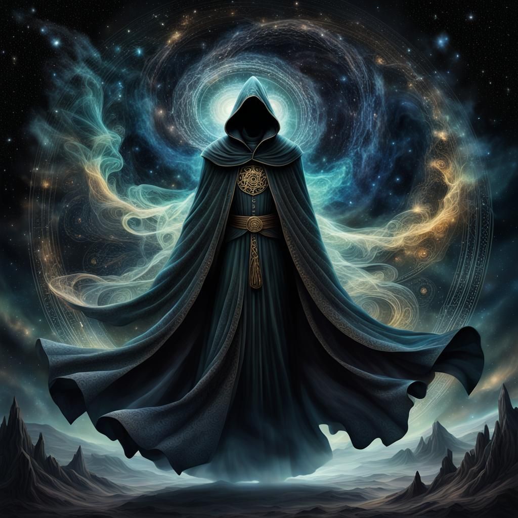 Celestial  Mysterious  Figure   by @artEM2022