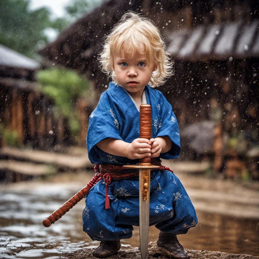 ADORABLE LITTLE SAMURAI