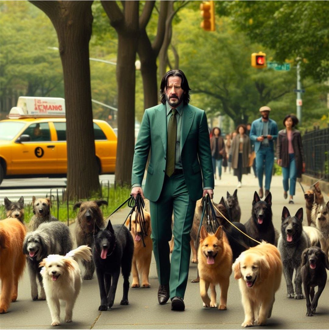 John Wick Dog Walker