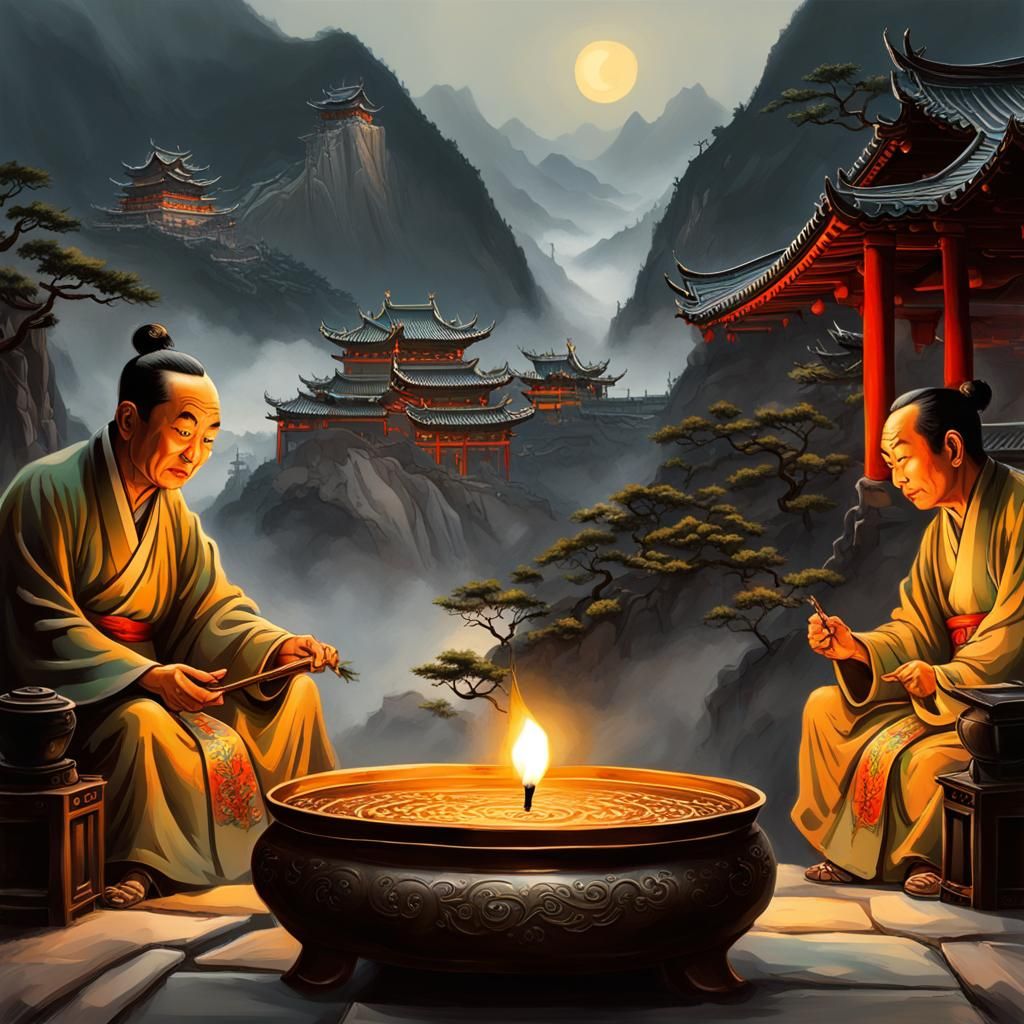 Dragon Overlooking Earth with Birthday Candlelight