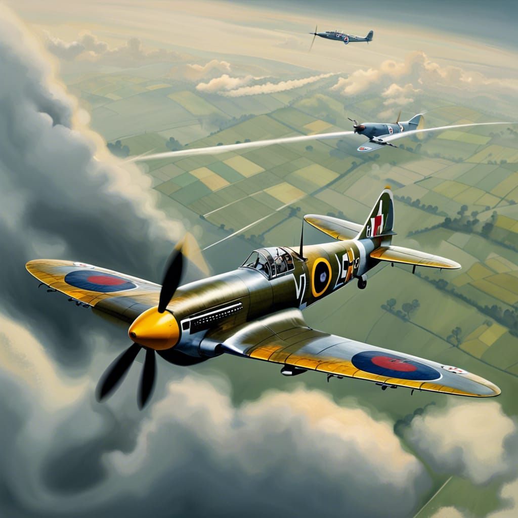 A Spitfire - AI Generated Artwork - NightCafe Creator