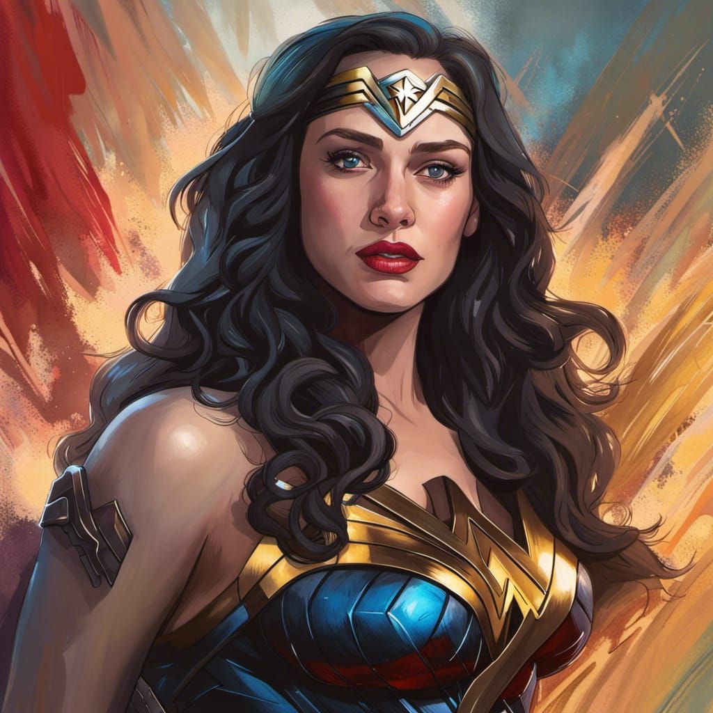 Kat Dennings as Wonder Woman 2017 - AI Generated Artwork - NightCafe ...