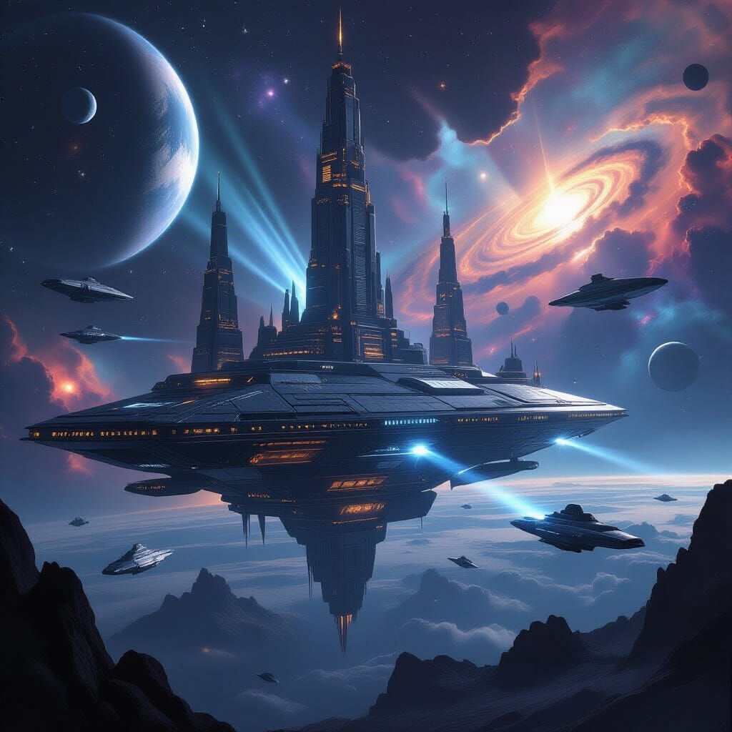 Space Stronghold  by @Sarghal