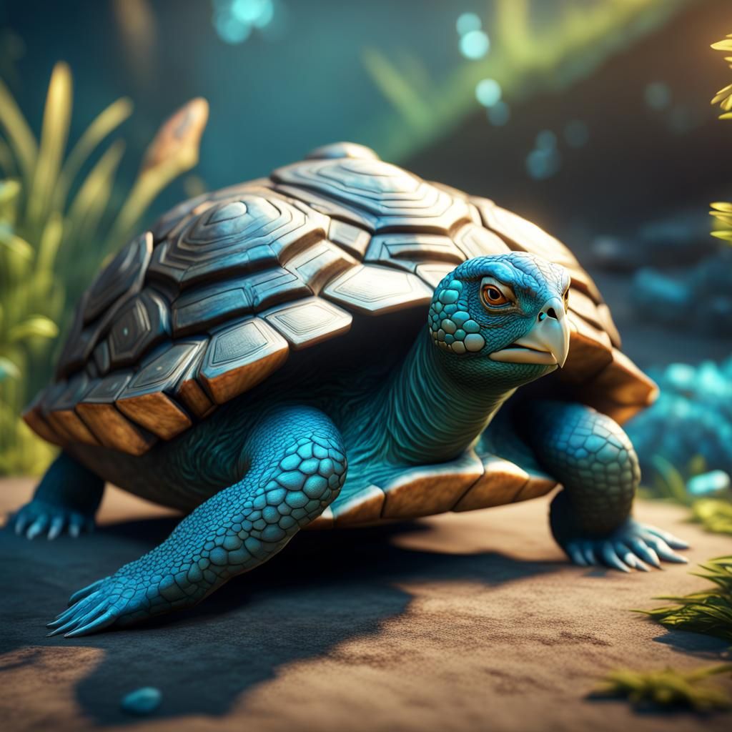 Turtle peacock hybrid, cinematic shot, ultra realistic, fantasy ...