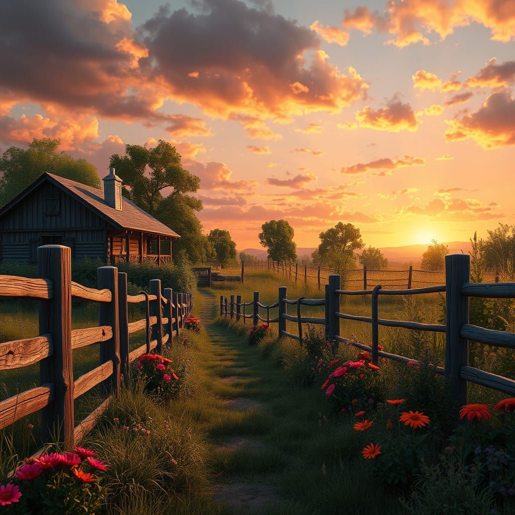 farm scene 
  by @AwesomePerson