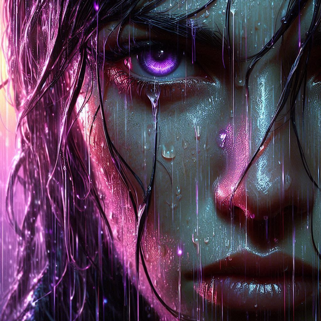 Rainy portrait