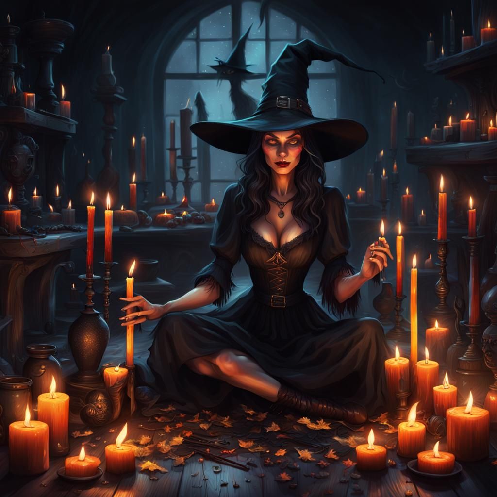 A witch in action..  by @Saad S Khalis