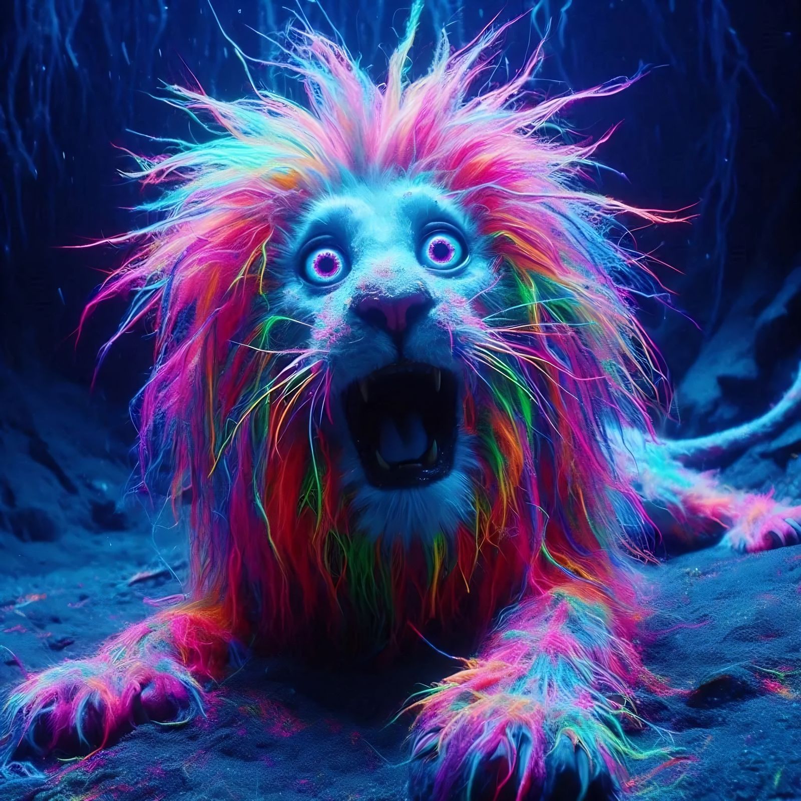 Neon Lion