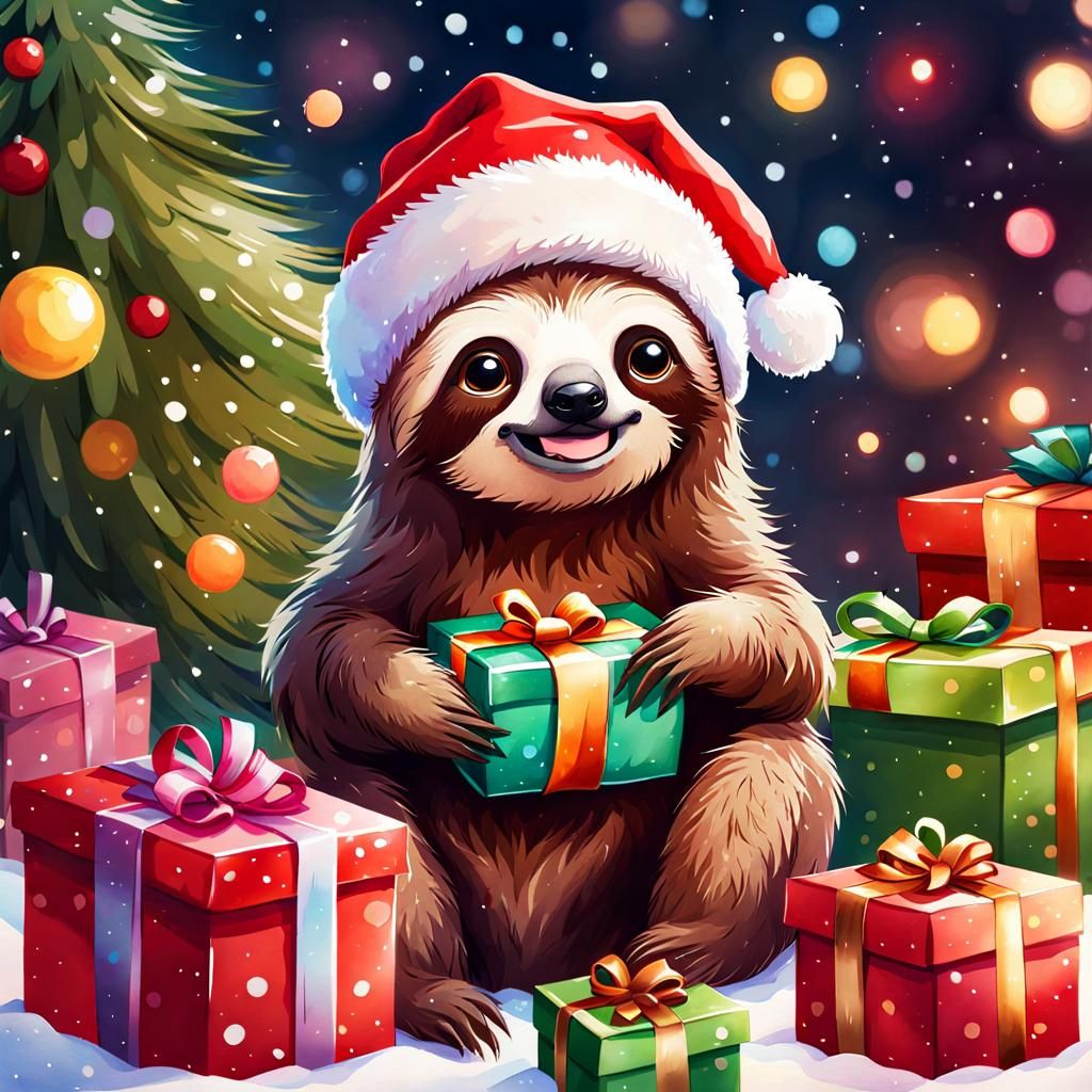 Opening presents  by @Emma