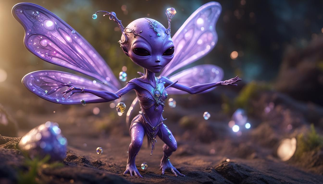 Dancing Baby Alien Fairy