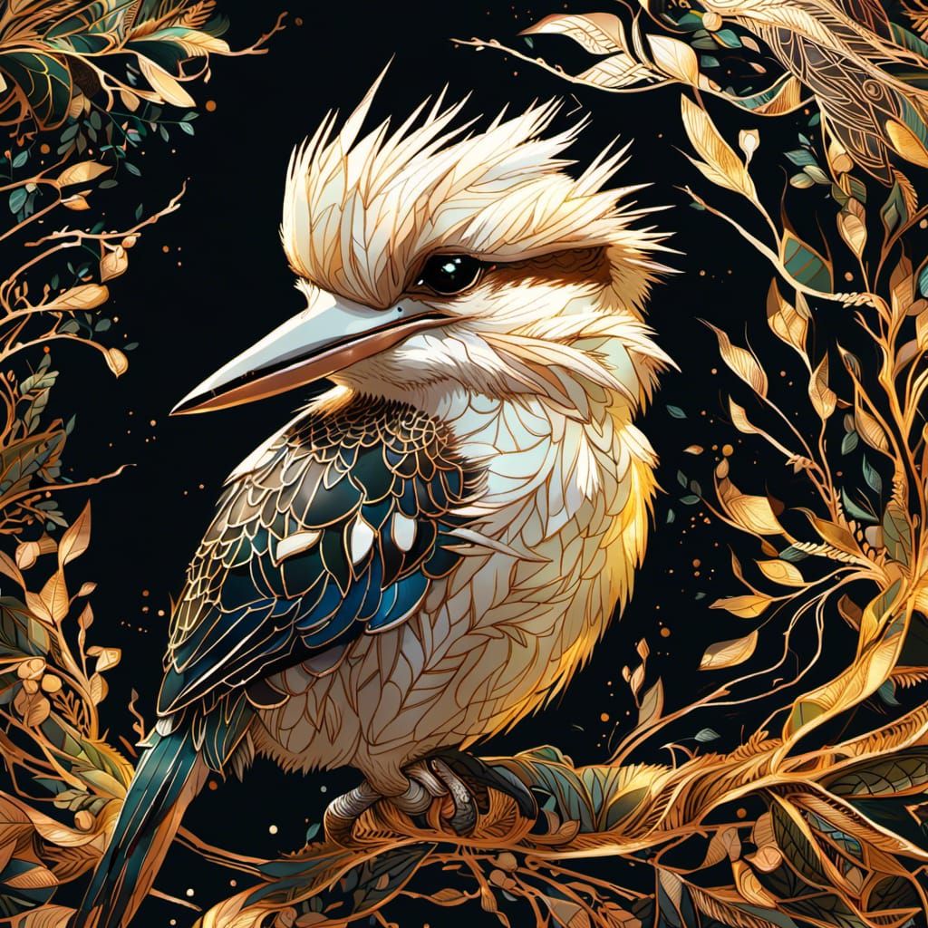 a kookaburra  by @jewelz