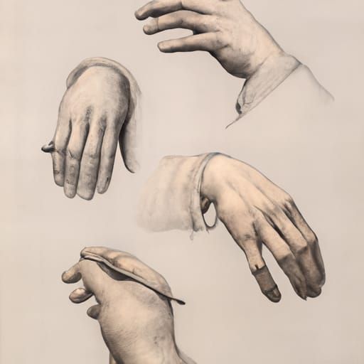 Study of hands  by @EveCrowe