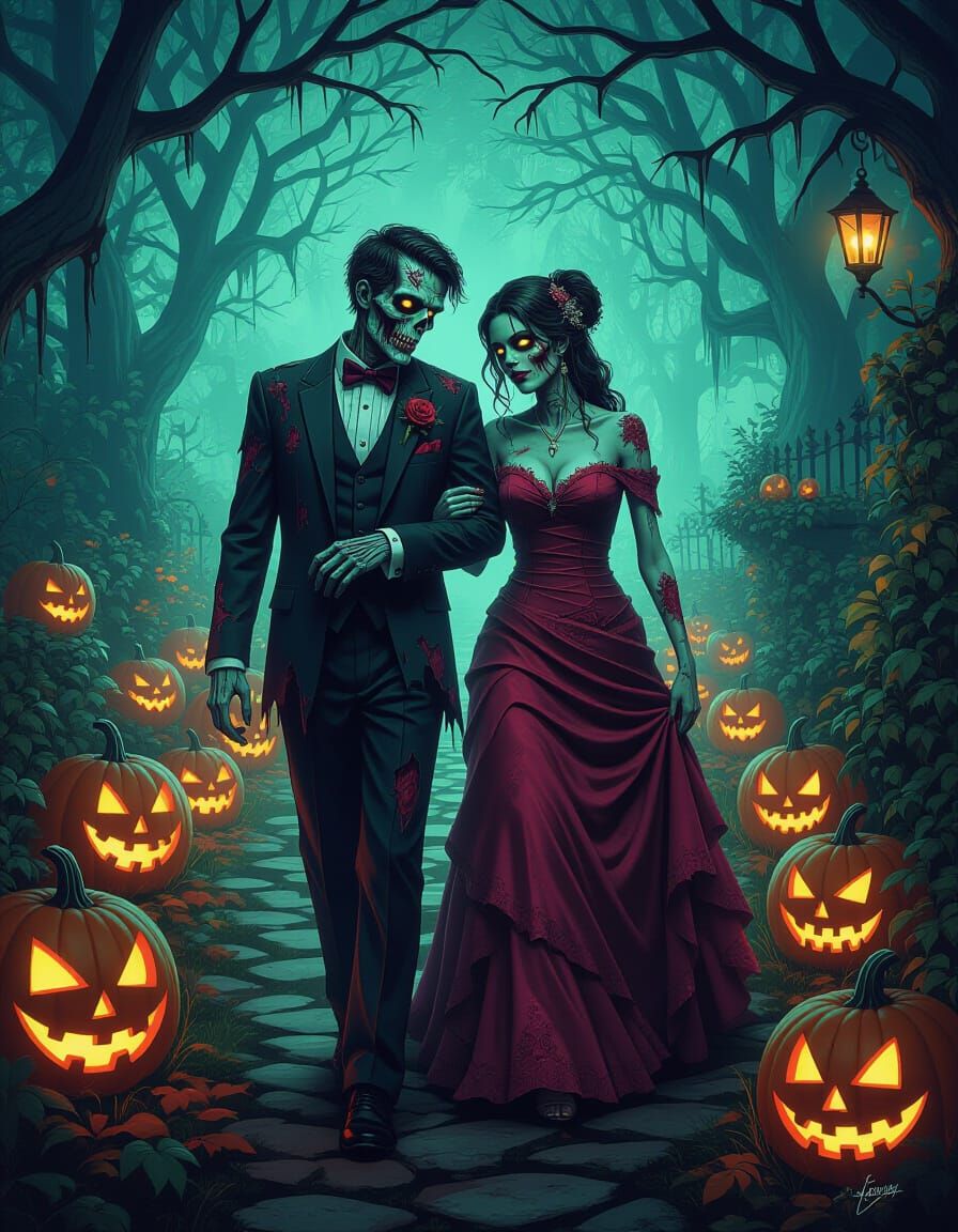 The Undead Promenade: Journey to the Graveyard Ball