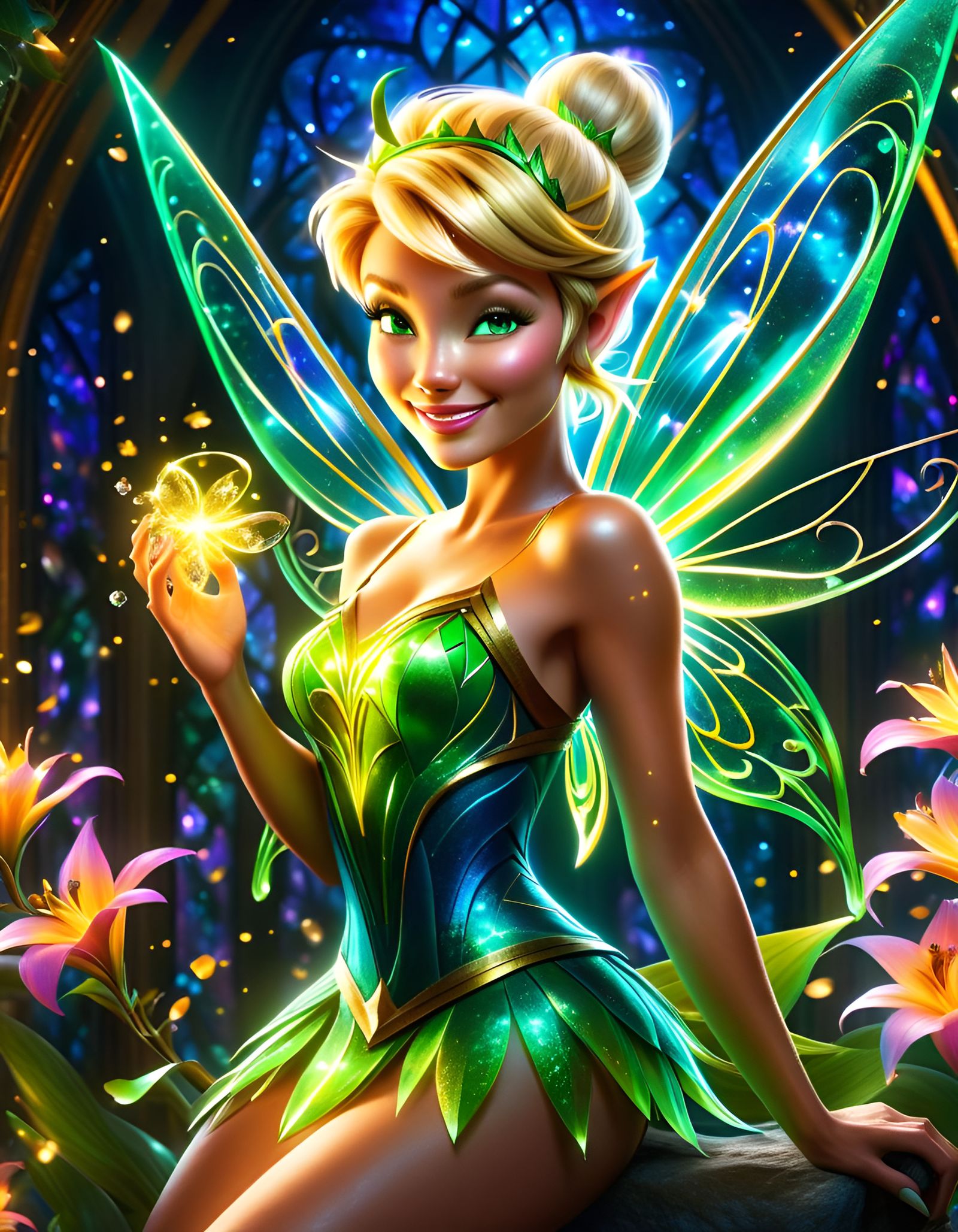 Tinkerbell - AI Generated Artwork - NightCafe Creator