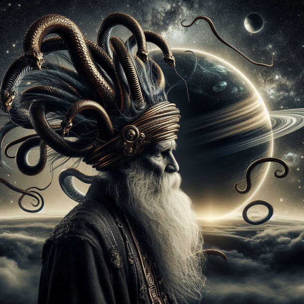 Wise calm galaxy spirit