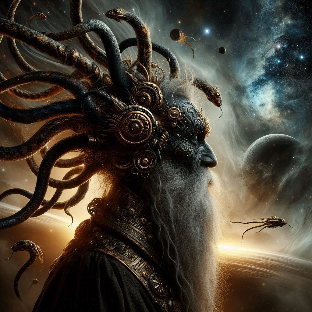 Wise calm galaxy spirit