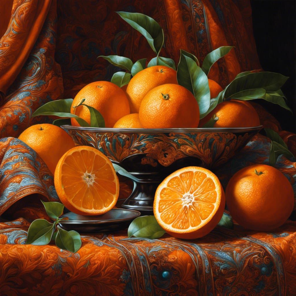 Daily Challenge #362: Orange Stilllife  by @ShanLanar