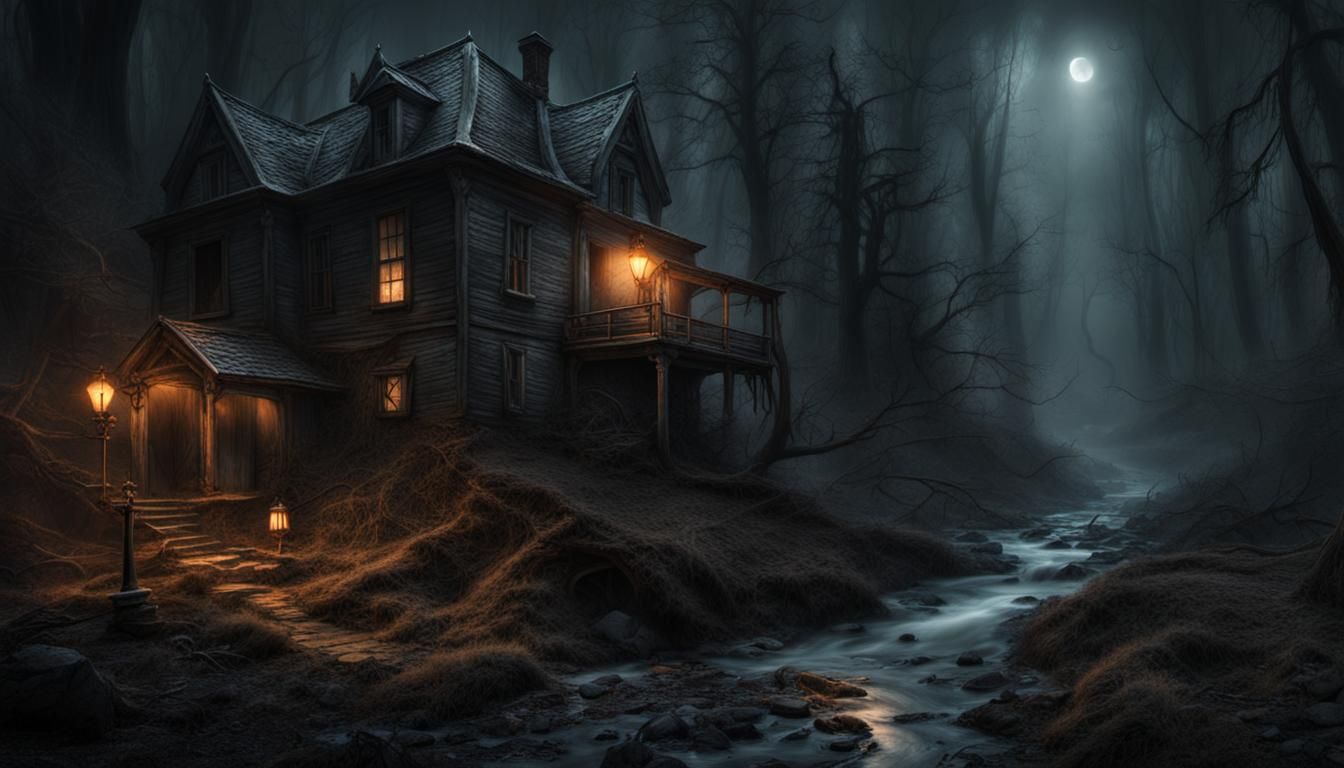 an eerie place  by @amazoon