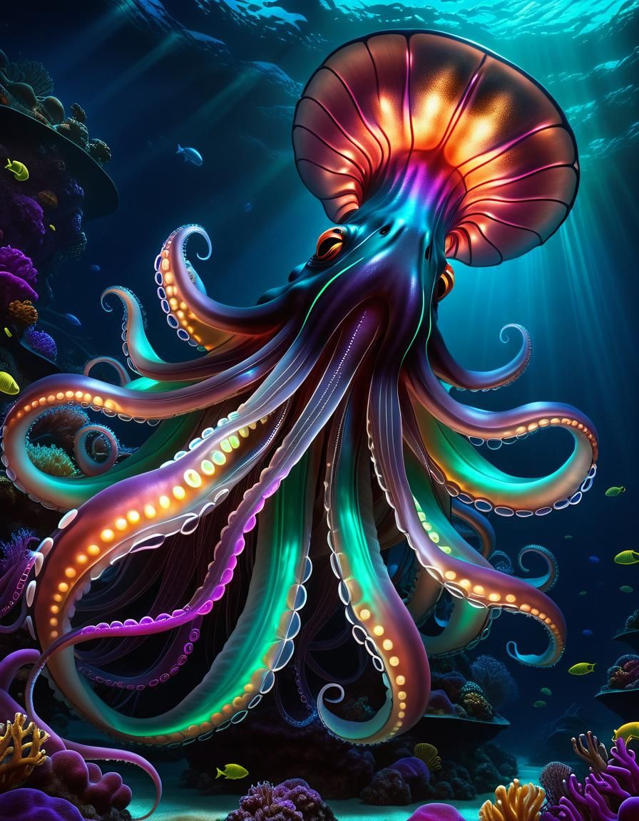 Alien Ocean Life  by @J_D_Dix