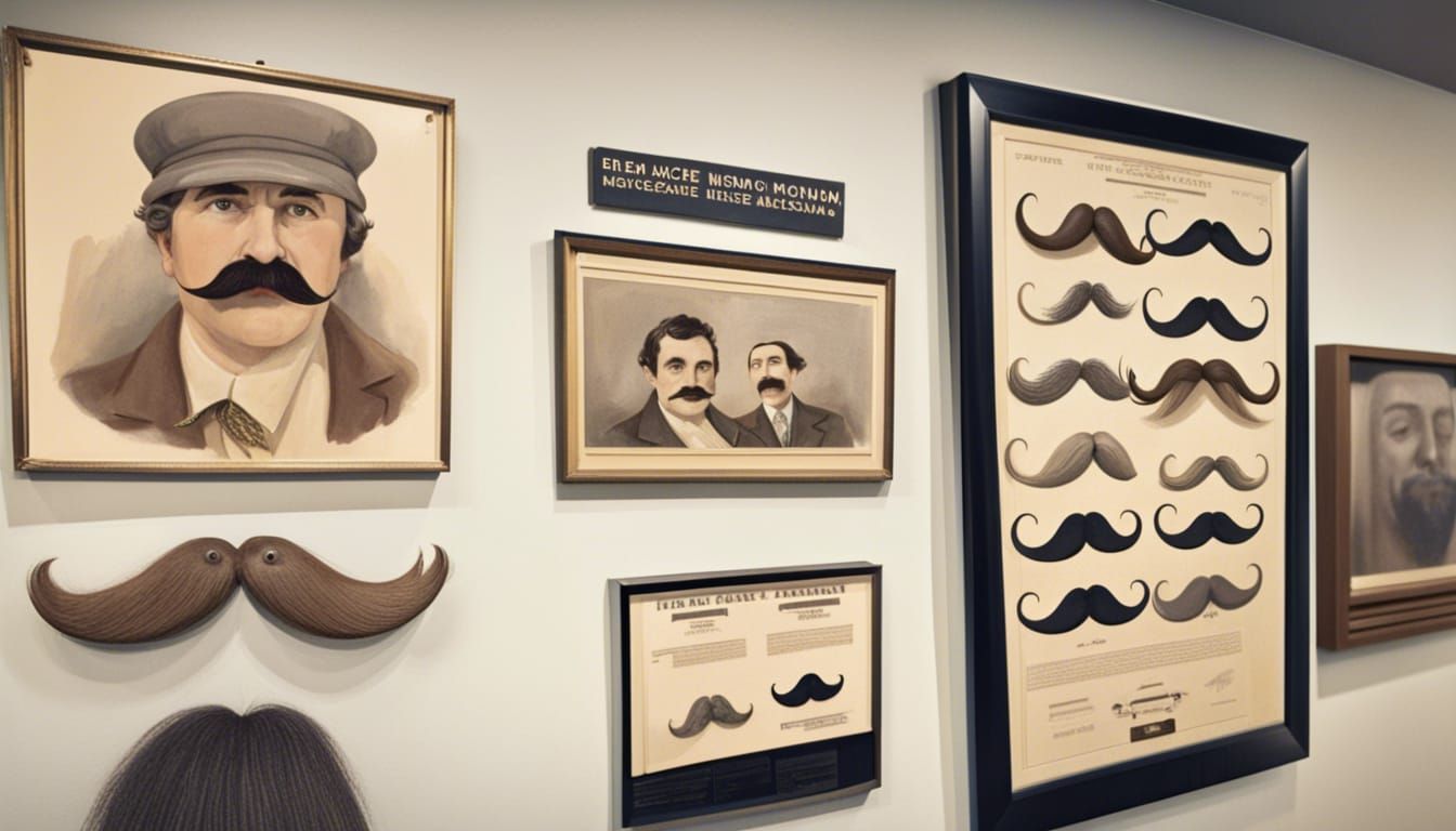 modern mustache museum  by @CedarStone