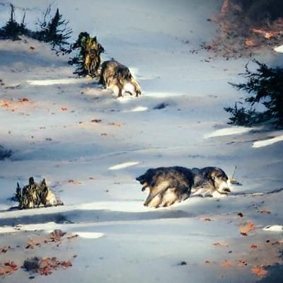 the resilience of the last wolf-pack in the woods