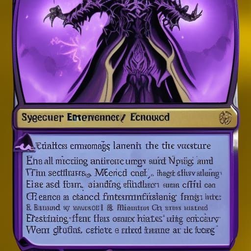 A menacing Evoker casting an enchantment with glowing purple...
