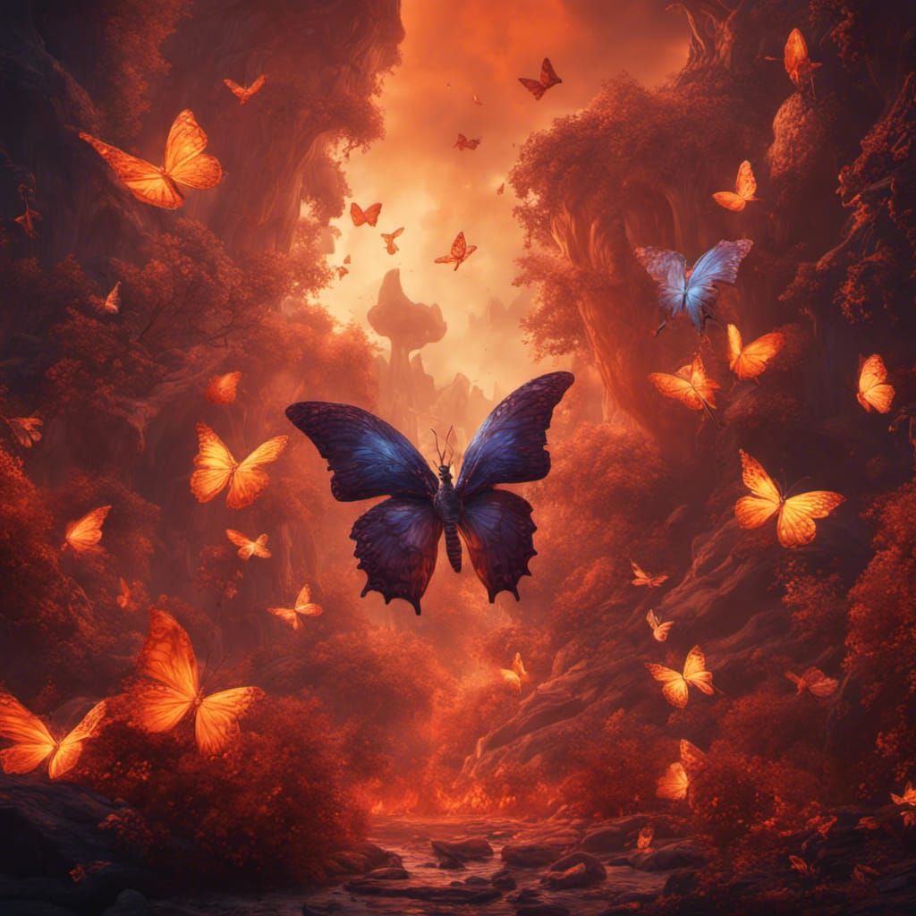 Butterflies Are Free AI Generated Artwork NightCafe Creator