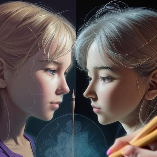 With plenty of practice, of course!Every artist has to start...