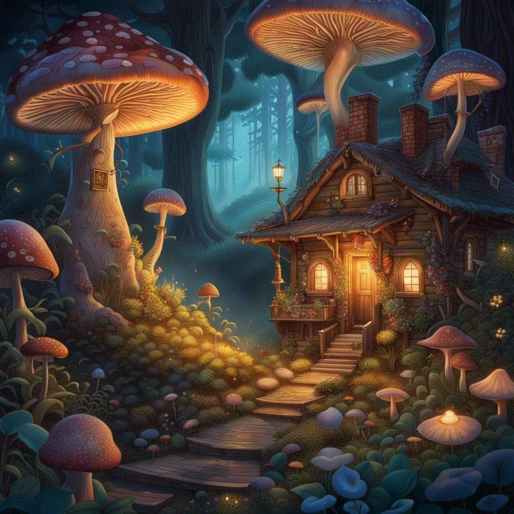 Cosy fairytale cabin  by @Flames Fan