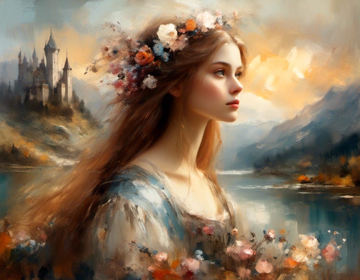 Young lady of the lake