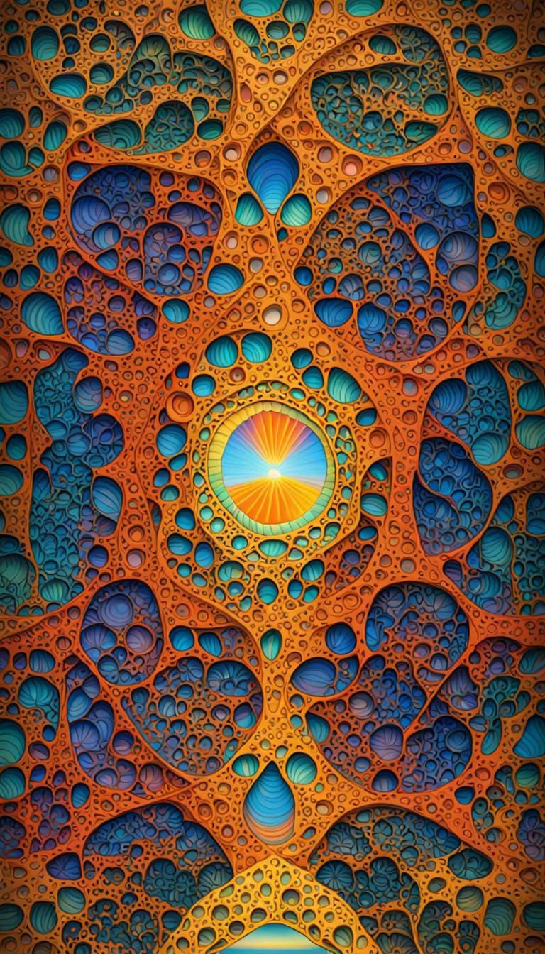 Zentangle Iridescent Masterpiece Extrapolate and ... - AI Art