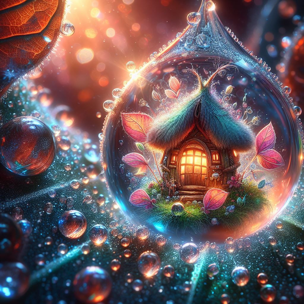 FAIRIES HOUSE inside DEW-DROP