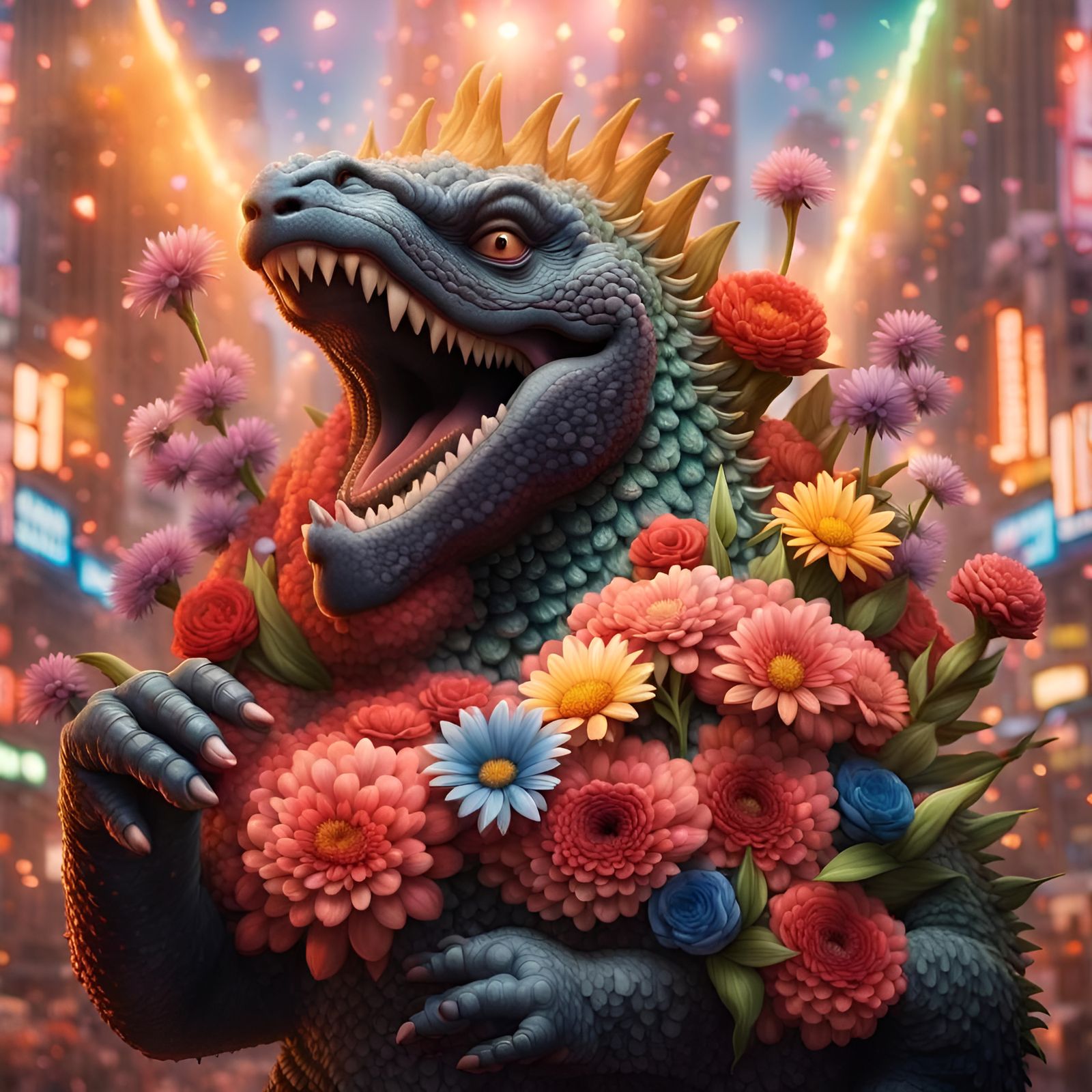 Godzilla on a Good Day When He is Feeling Pretty