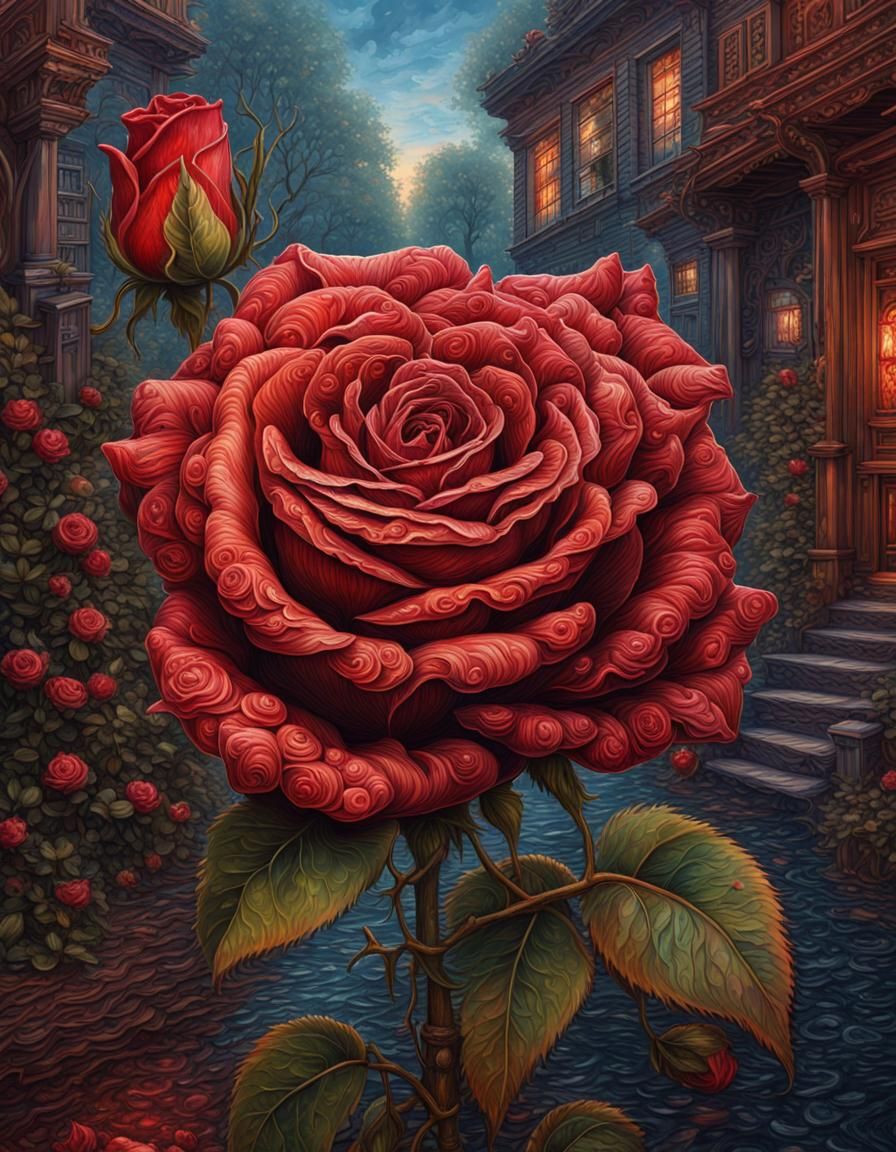 The red rose
