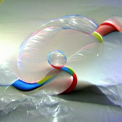 Super elastic bubble plastic