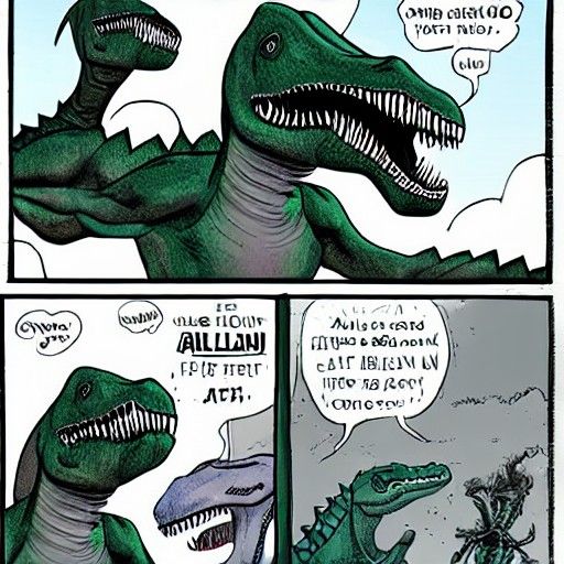 Dinosaur vs Alien