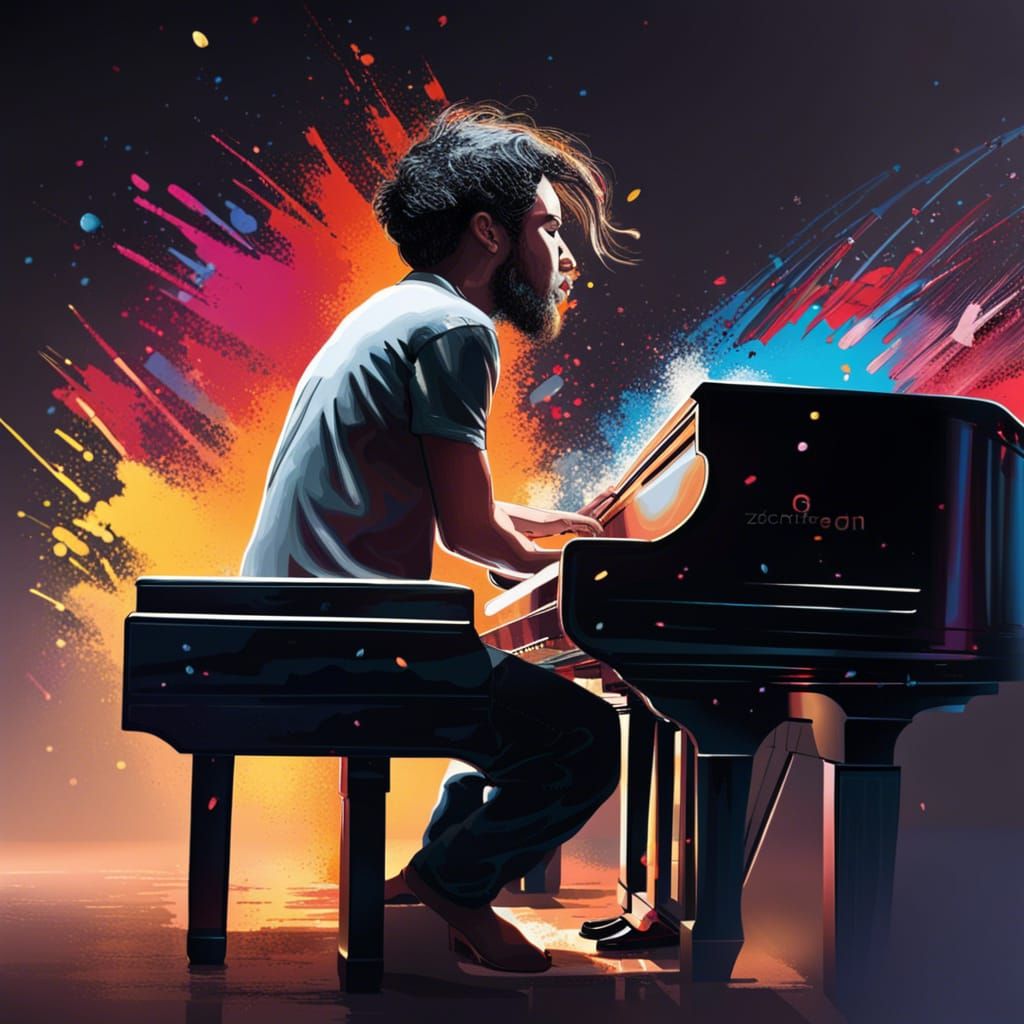 Explosion of music  by @Beep