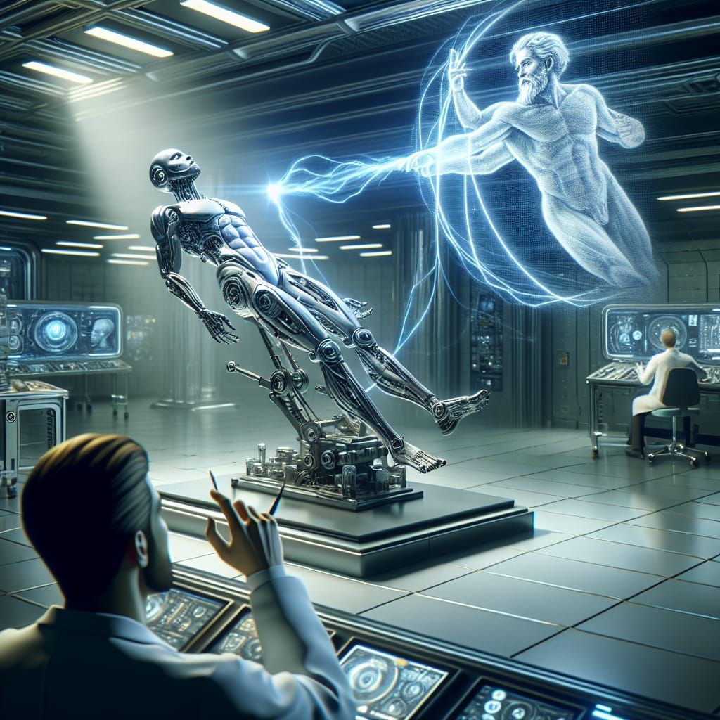 The Creation of Adam - Digital reproduction  by @Sarah