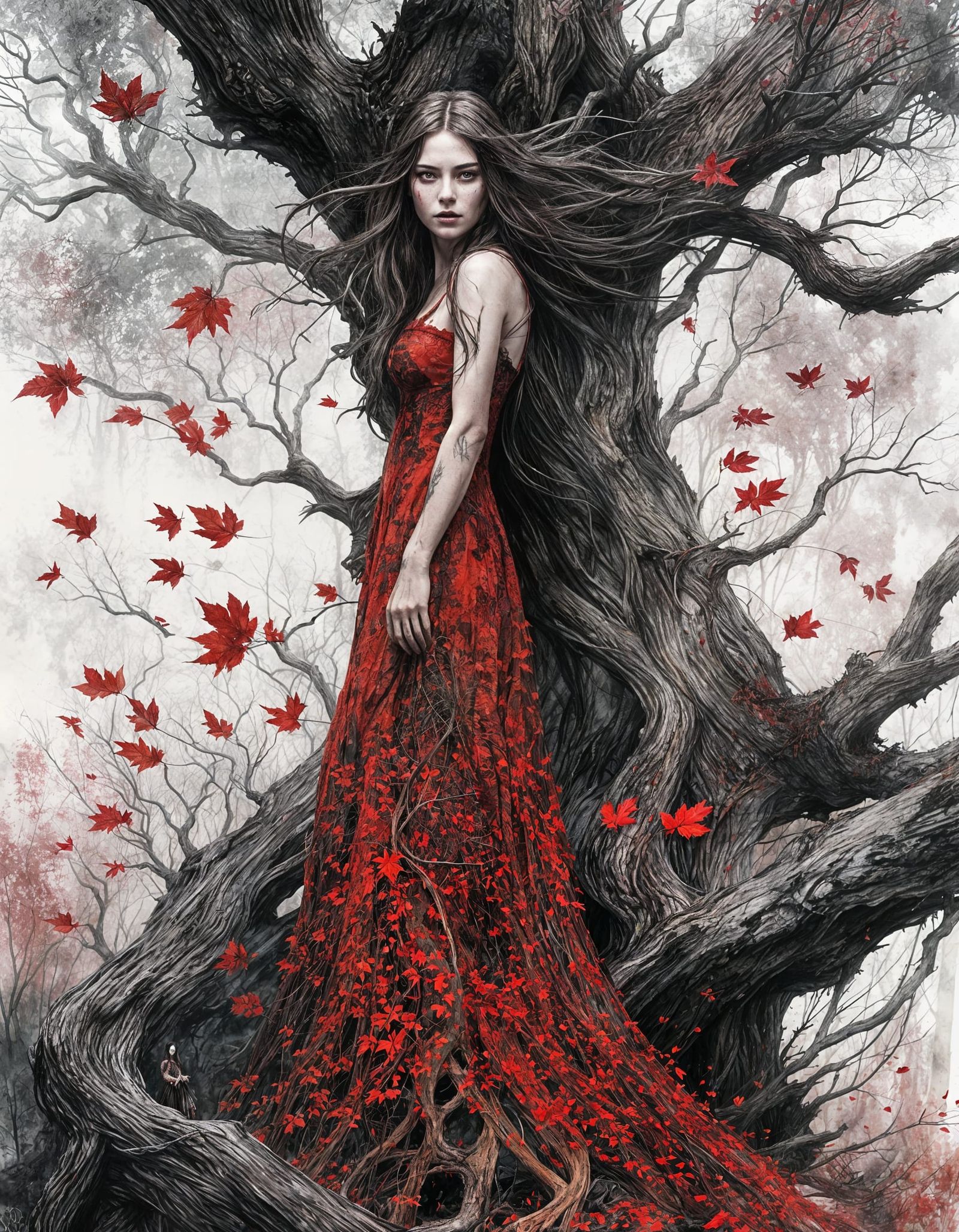Woman of the tree  by @RatzeP2