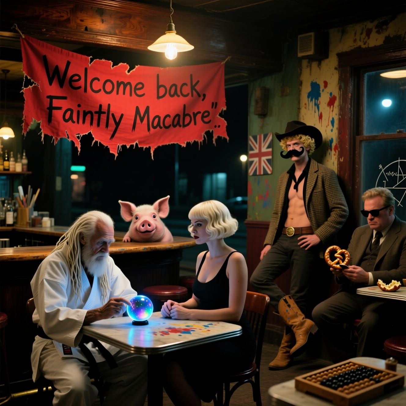 Welcome back, Faintly Macabre (remixed version)