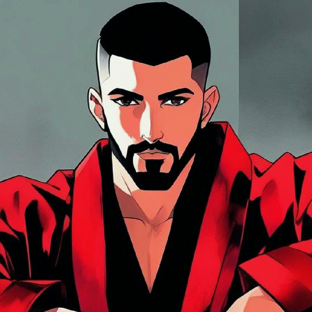 A handsome young Arab