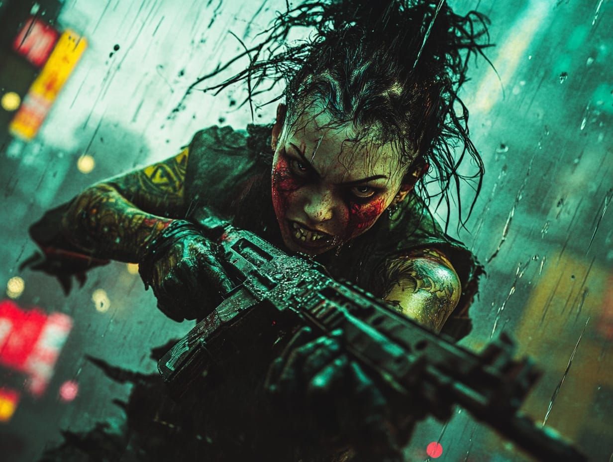 postapocalyptic lady